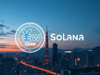 The Solana Foundation and Wavebridge collaborate to develop a KRW stablecoin, signifying a major advancement in South Korean digital finance.