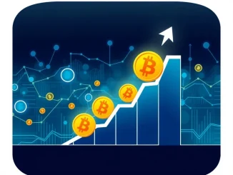 Graph illustrating significant Spot Bitcoin ETF inflows, highlighting continuous investment growth in cryptocurrency markets.
