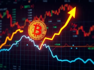 Charts illustrating substantial net inflows into Spot Bitcoin ETFs, highlighting robust cryptocurrency investment.