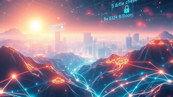 Visualizing the stablecoin market cap reaching new highs, symbolizing robust crypto infrastructure and the expansion of the digital economy.