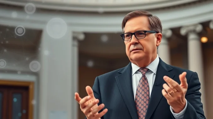 Fed Vice Chair Michael Barr discusses stablecoin regulation, questioning the necessity of new US stablecoin laws.