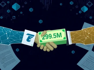 Tether and Celsius logos with legal documents and money, representing the crucial $299.5M bankruptcy settlement.