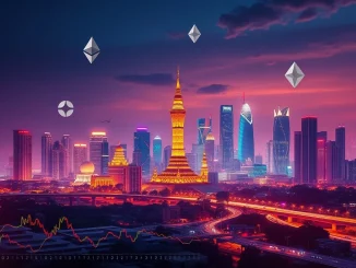 A visual representation of Thailand's financial landscape embracing digital assets, signifying the launch of Thailand crypto ETFs for broader cryptocurrencies.