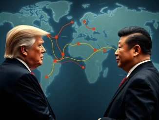 President Trump's actions escalate US-China trade war tensions, impacting global markets and supply chains.