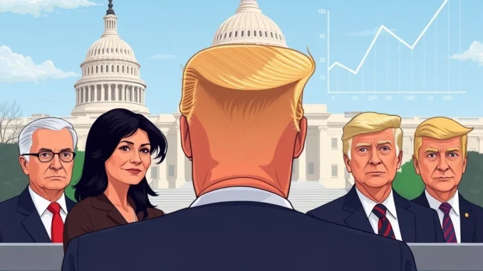 Donald Trump evaluating five potential Trump Fed Chair candidates, highlighting the crucial decision for the US central bank's future leadership.