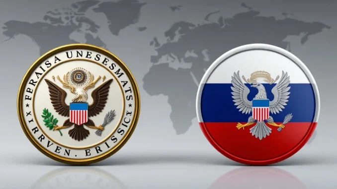 A visual representation of the current pause in the Trump Putin meeting discussions, symbolizing the state of US-Russia relations.