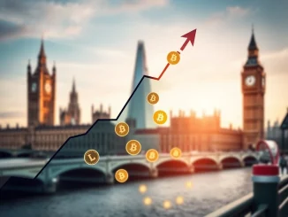 Chart showing anticipated UK crypto market growth following the end of the retail ETN ban, reflecting increased crypto investment UK.