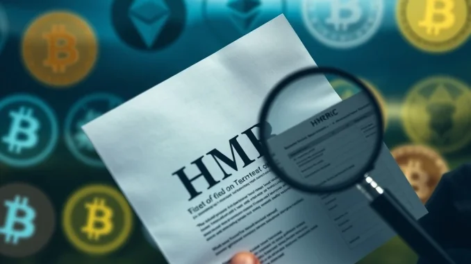 HMRC warning letter to a UK crypto investor, highlighting the crucial need for UK crypto tax compliance.
