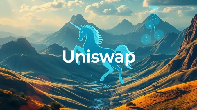 An illustration of Uniswap Labs and Guidestar merging, symbolizing the **Uniswap Labs acquisition** to enhance decentralized exchange performance.
