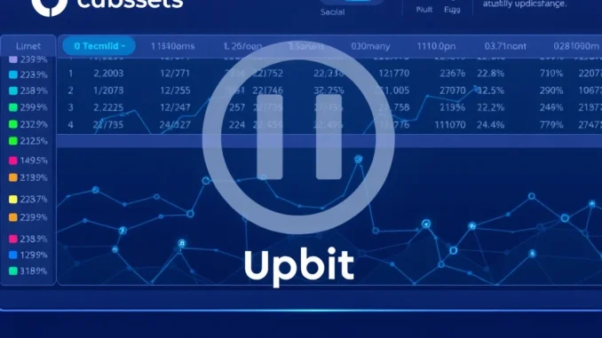 Upbit's temporary suspension of 0G deposits and withdrawals for a crucial mainnet upgrade.