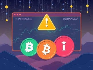 Upbit suspension notice affecting BLAST deposits and INIT withdrawals for crucial crypto exchange maintenance.