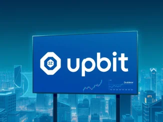 Upbit exchange logo alongside the DoubleZero (2Z) token symbol, representing the upcoming Upbit DoubleZero listing for traders.