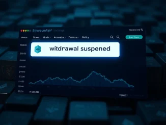Upbit ETHF withdrawal suspension due to network delays, indicating potential user impact on the crypto exchange.