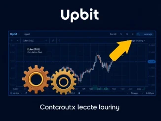 Upbit exchange interface showing an updated Euler EUL token circulation plan, emphasizing transparency.