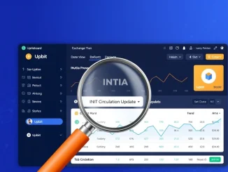 Upbit's crucial announcement regarding the Initia (INIT) circulation plan, emphasizing transparency in tokenomics.