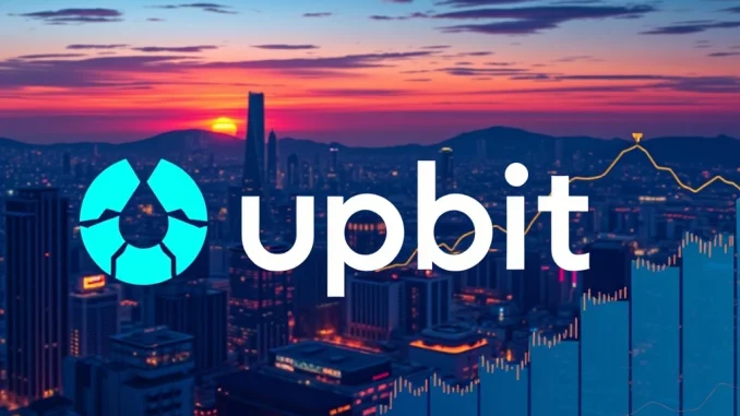 Upbit ORDER listing announcement on a digital trading screen, symbolizing the new KRW pair and its market impact.