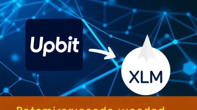 Upbit XLM Suspension: Urgent Update on Stellar Network Upgrade Upbit XLM suspension graphic, informing users about the temporary halt for a crucial Stellar network upgrade.