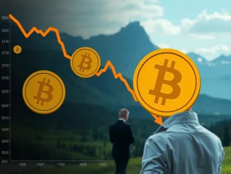 Chart depicting substantial US spot Bitcoin ETF outflows, signaling market caution and investor sentiment.