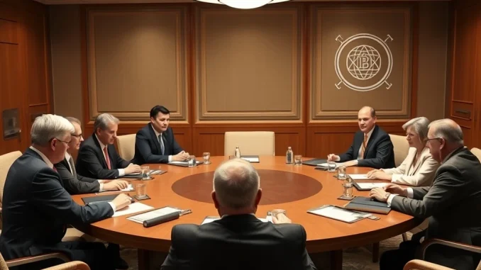 US Democratic senators and crypto industry leaders engaging in a pivotal discussion on US crypto regulation at a roundtable meeting.