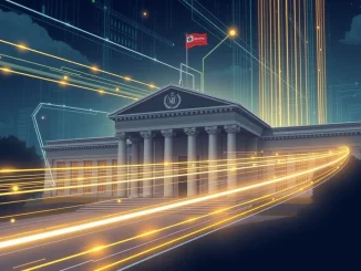 Digital representation of US government crypto transfers, highlighting movement of funds linked to convicted individuals.