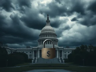 The US government shutdown continues, highlighting economic uncertainty after a spending bill fails in the Senate.