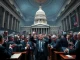 The US Senate rejected budget bills, extending the **US government shutdown** and raising economic uncertainty.