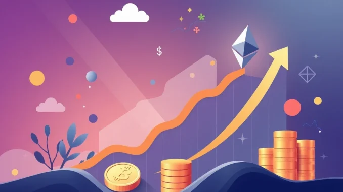 Charts and graphs showing a significant $244M net inflow into US spot ETH ETFs, highlighting market optimism and investment growth.