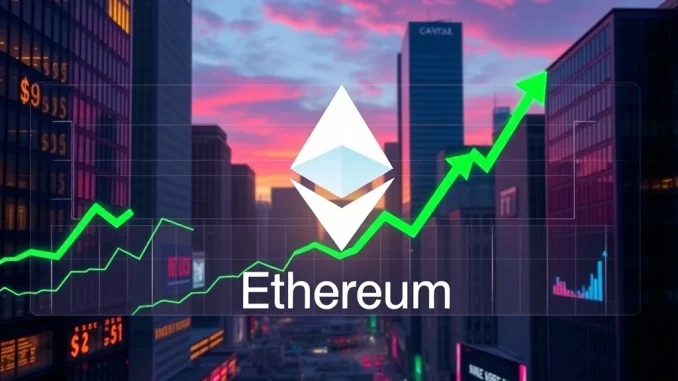 Charts showing significant US spot ETH ETF inflows, indicating growing investor confidence in Ethereum's market.