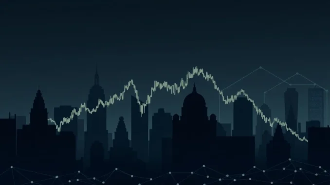 US Stock Market: Unpacking the Crucial Downturn as S&P 500, Nasdaq, and Dow Jones Close Lower A visual representation of the US stock market downturn, showing red downward arrows and charts for S&P 500, Nasdaq, and Dow Jones, reflecting negative market performance.