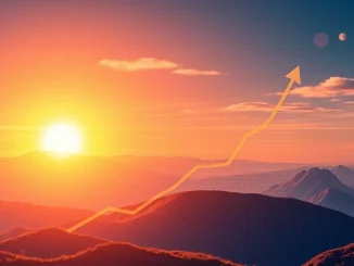 Three upward-trending stock market charts symbolizing the US Stock Market's positive open, indicating strong Market Sentiment.