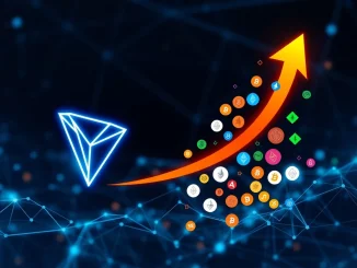 A chart showing **USDT liquidity** shifting from Tron to the **Ethereum network**, indicating potential for an **altcoin rally** and a significant **crypto market shift**.