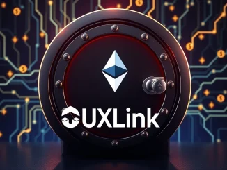 Visualizing UXLink's successful recovery and first UXLINK buyback of funds after a security breach, highlighting restored trust and financial stability.