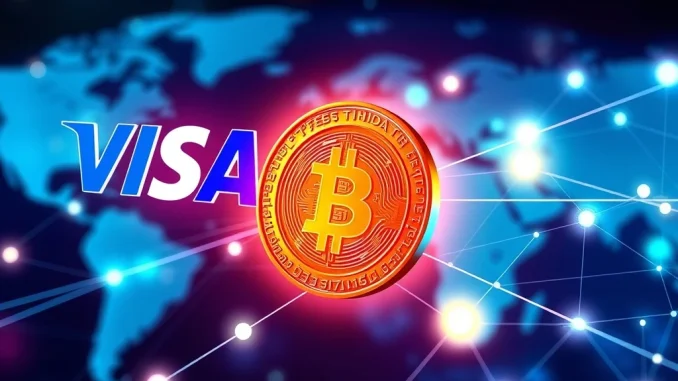 Visa stablecoin partnership with Paxos enabling secure digital payments across multiple blockchain networks.