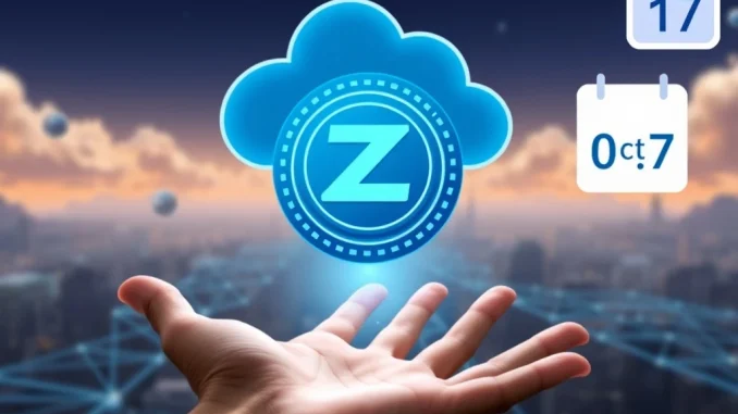 Zerobase Airdrop: Unlock Your Exclusive ZBT Tokens on Oct. 17 A hand receiving a ZBT token, symbolizing the upcoming Zerobase airdrop claims on October 17th.