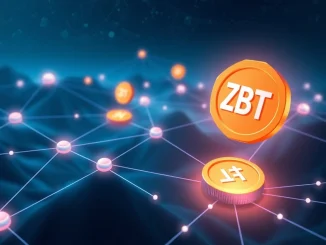 Visualizing Zerobase ZBT tokenomics distribution, showing allocations for staking and crypto airdrops within a secure blockchain network.