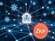 Illustration showing ZKP token at the center of a secure zkPass network, highlighting the zkPass tokenomics for data privacy.