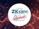 An illustration showing ZKsync (ZK) deposits halted on Bithumb, signifying a temporary suspension for a network upgrade.