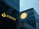 A corporate financial graphic showing ZOOZ's Nasdaq ticker alongside a Bitcoin logo, symbolizing the company's significant **Bitcoin investment** strategy.