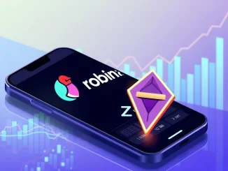 The Robinhood app interface displaying ZORA crypto trading options, symbolizing the new Robinhood ZORA listing for spot trading.