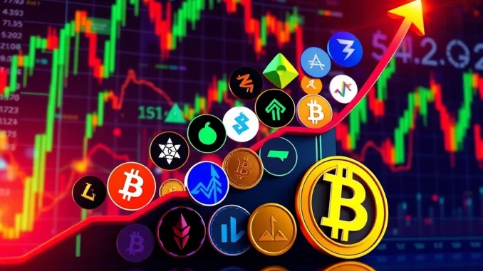 A digital chart showing the Altcoin Season Index rising, indicating a potential shift in altcoin performance relative to Bitcoin.