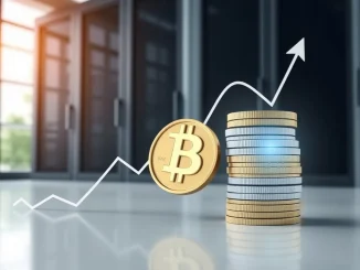 Chart showing the significant growth of American Bitcoin's BTC acquisition and overall Bitcoin holdings.