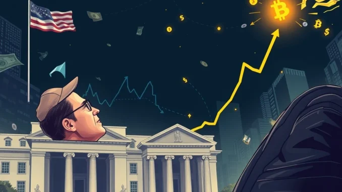 Arthur Hayes prediction on US stealth QE driving a crypto bull market revival, symbolizing financial shifts.