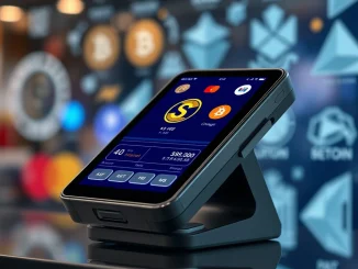 Arx Research Burner Terminal: A sleek crypto POS device facilitating seamless digital asset payments.