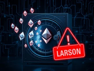 Visualizing the Balancer exploit with a broken digital vault and flying ETH, signifying the $70M ETH transfer and urgent DeFi security risks.