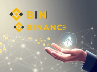 Binance logo alongside Allora (ALLO) token, representing the upcoming Binance ALLO listing and HODLer Airdrop opportunity.
