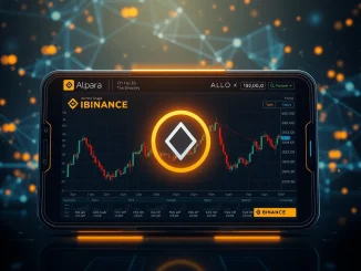 Binance Alpha platform screen showing the ALLO coin listing, symbolizing new opportunities for early-stage crypto traders.