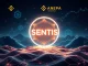 Binance Alpha platform screen showcasing the new SENTIS crypto listing, highlighting early-stage on-chain trading opportunities.