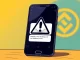 Binance CEO Richard Teng's urgent warning against WhatsApp crypto scams, showing a phone with a scam message and a lock icon.