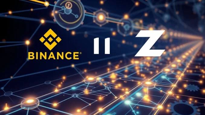 Binance ZIL suspension graphic, illustrating the temporary halt of Zilliqa (ZIL) deposits and withdrawals for a network upgrade.