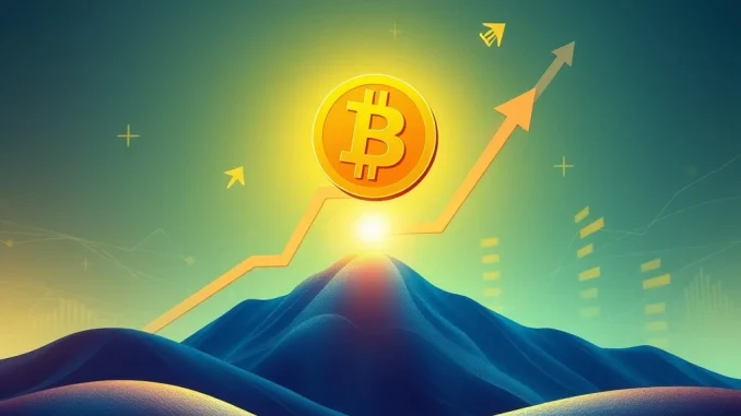 Bitcoin's Remarkable Demand Hits 4-Month High, Signaling a Major Market Reversal A chart showing Bitcoin demand surging, illustrating a significant market trend reversal for BTC price and positive outlook for Bitcoin trading.